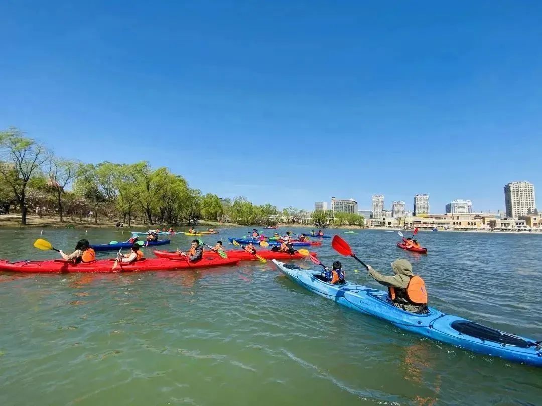 皮划艇体验北京朝阳公园皮划艇体验拯救小黄鸭大挑战
