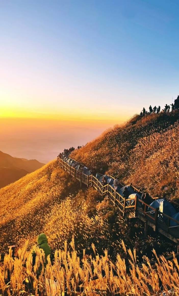 【11月15日晚-17日】无边的草甸之巅,穿云入雾--金色武功山 - 武汉北