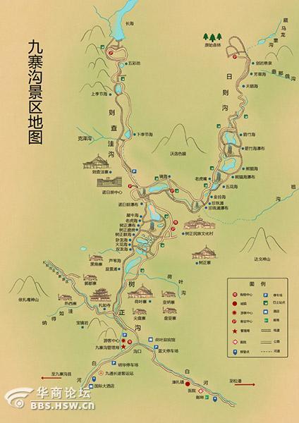 牟尼沟景区地图图片