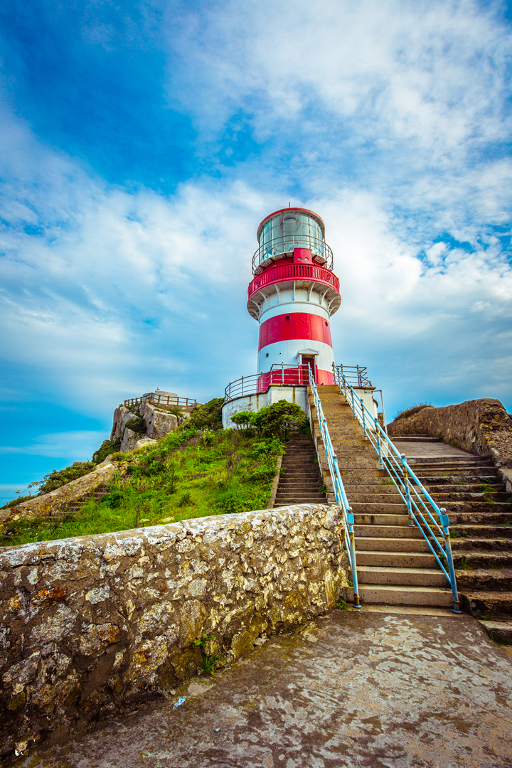 9799浪漫渔山岛漫天星空蔚蓝大海梦幻灯塔可农家或帐篷