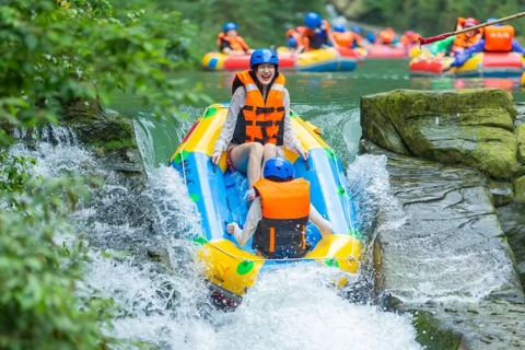 198元含餐门票!【清泉湾漂流 水世界 游船】两种漂流体验!