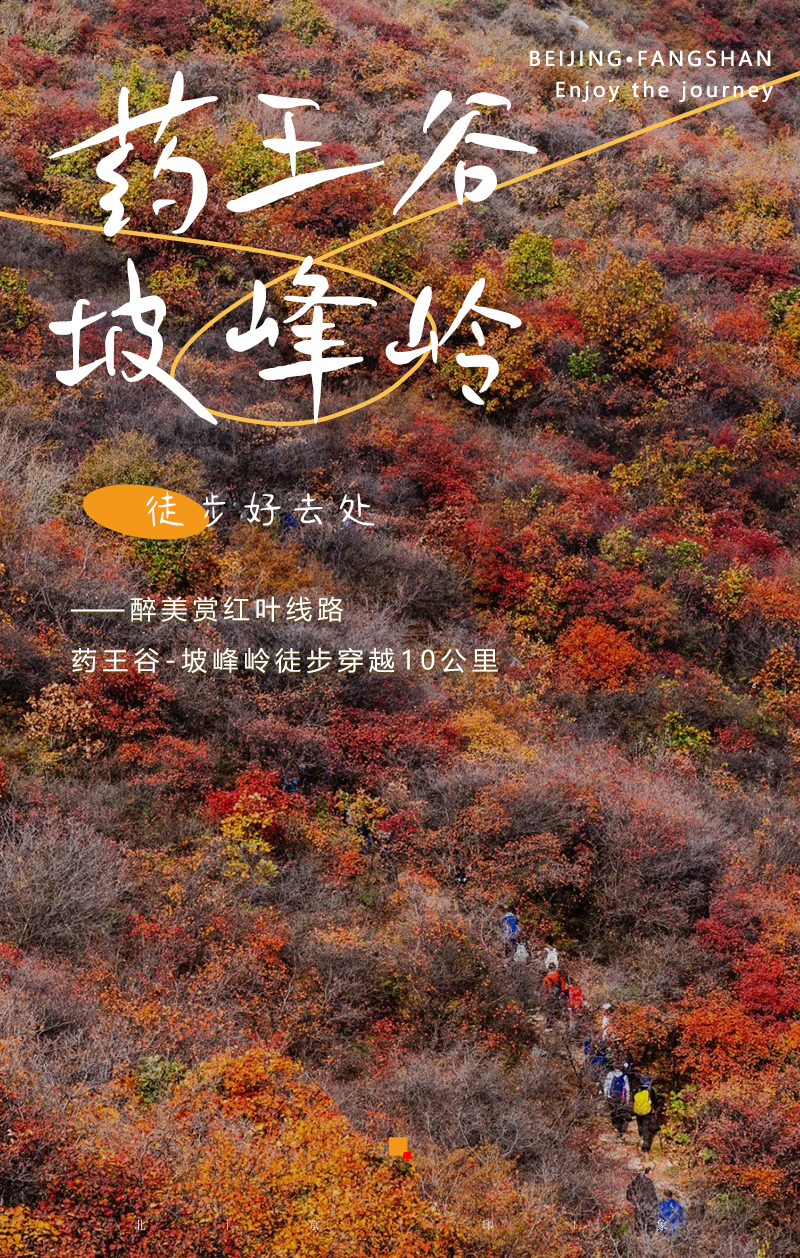 山谷红叶徒步