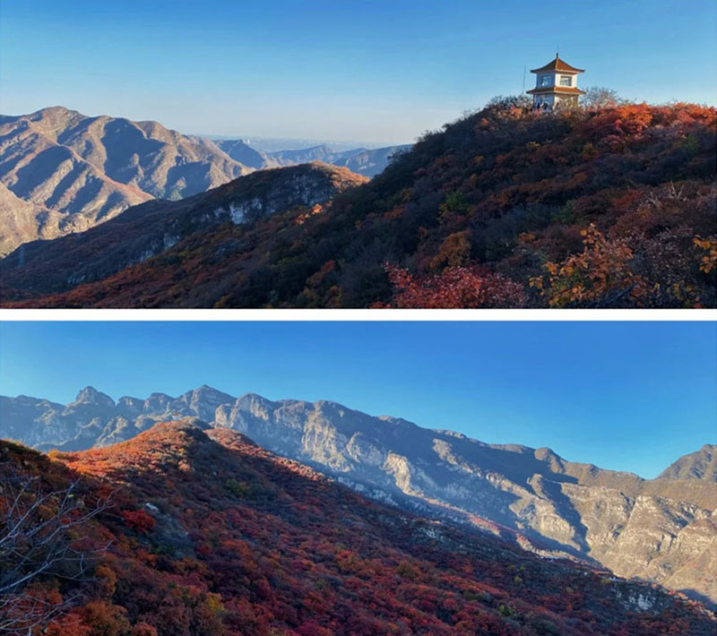 山谷红叶徒步
