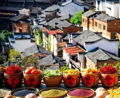【篁岭晒秋】11月28-29日篁岭晒秋·石城锁雾︱白墙黛瓦间·有那多彩的秋冬风情
