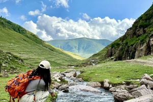 1天｜麻田岭•特价｜云中草原小天山の夏天20度的徒步体验-麻田岭10公里小环穿