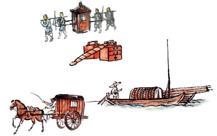 怎么行安全,怎么行舒适,怎么行便捷,都是古人出行考虑的重点问题.