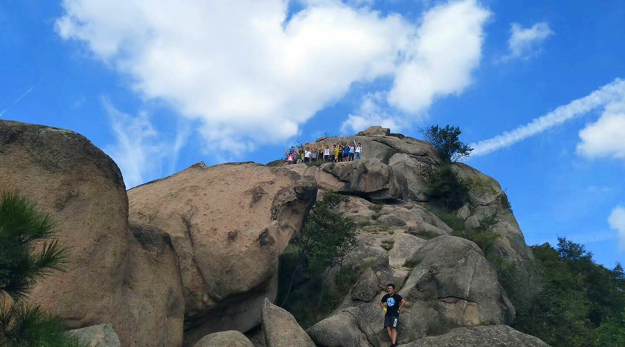 週日登山12月12號黃陂大頂山徒步攀石穿越1日遊