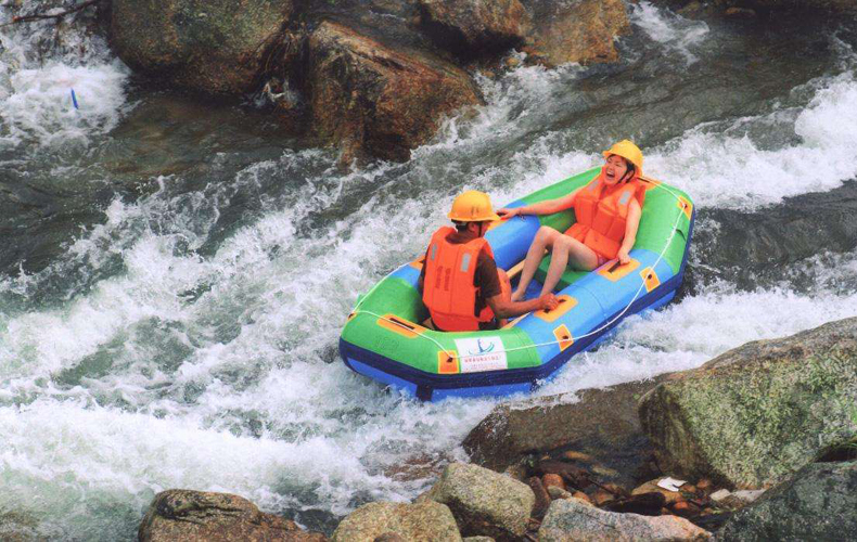 1天游【周末】广州增城大丰门峡谷漂流,赛道最长,落差最大,刺激好玩