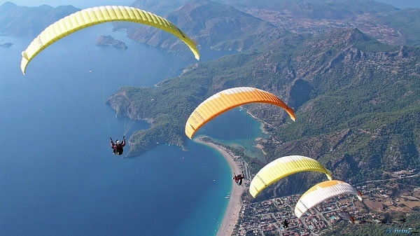 广东惠州日月湖高空滑翔伞体验一次赠送全程专业运动相机gopro摄像