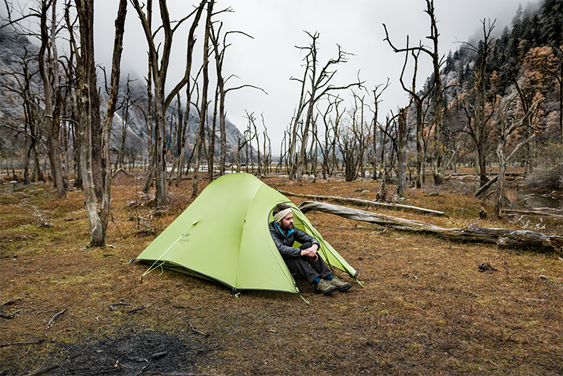 nh挪客 云尚20d硅胶超轻单双人2人帐篷户外3-4人野外露营野营帐篷