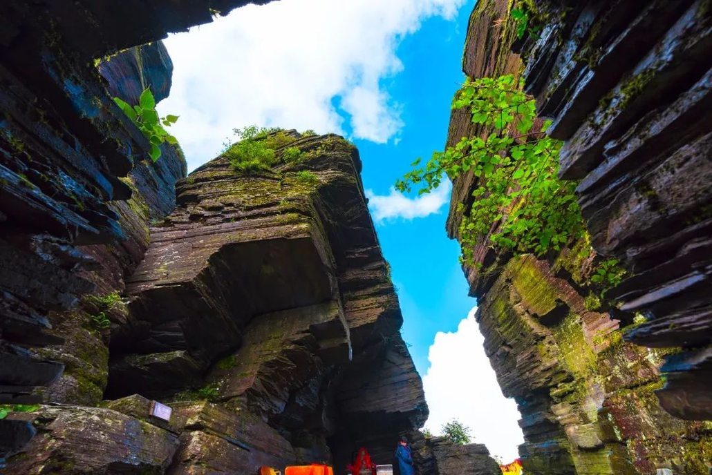 其主要的标志性景点有:01棉絮岭棉絮岭是西上梵净山的汽车终点站,西线