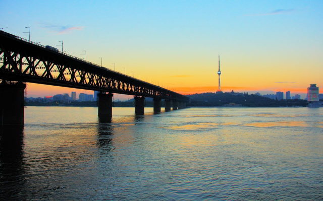 武汉长江大桥 wuhan changjiang daqiao