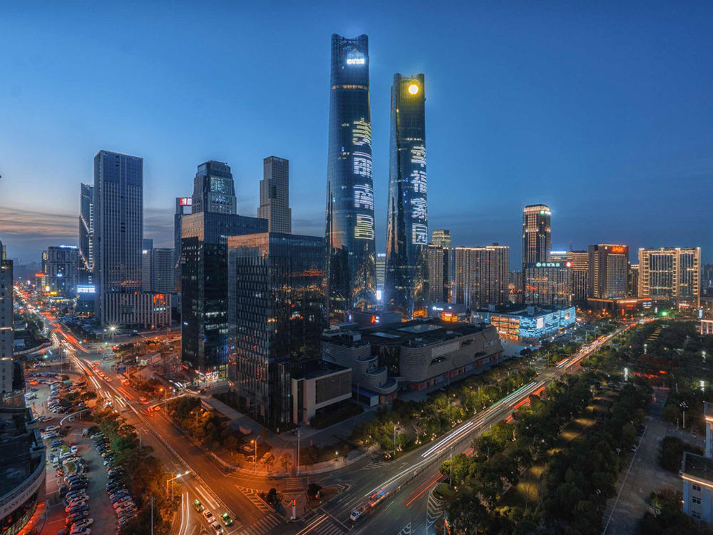 南昌绿地中心303双子塔