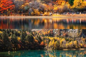【秋色|九寨沟天母湖-2天】秋染山海，双境寻幽！两日漫游，解锁川西最治愈的秋日秘境。