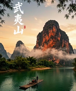【中秋武夷山】双世遗名动天下，丹霞山水更是一绝！完整领略武夷山精华！