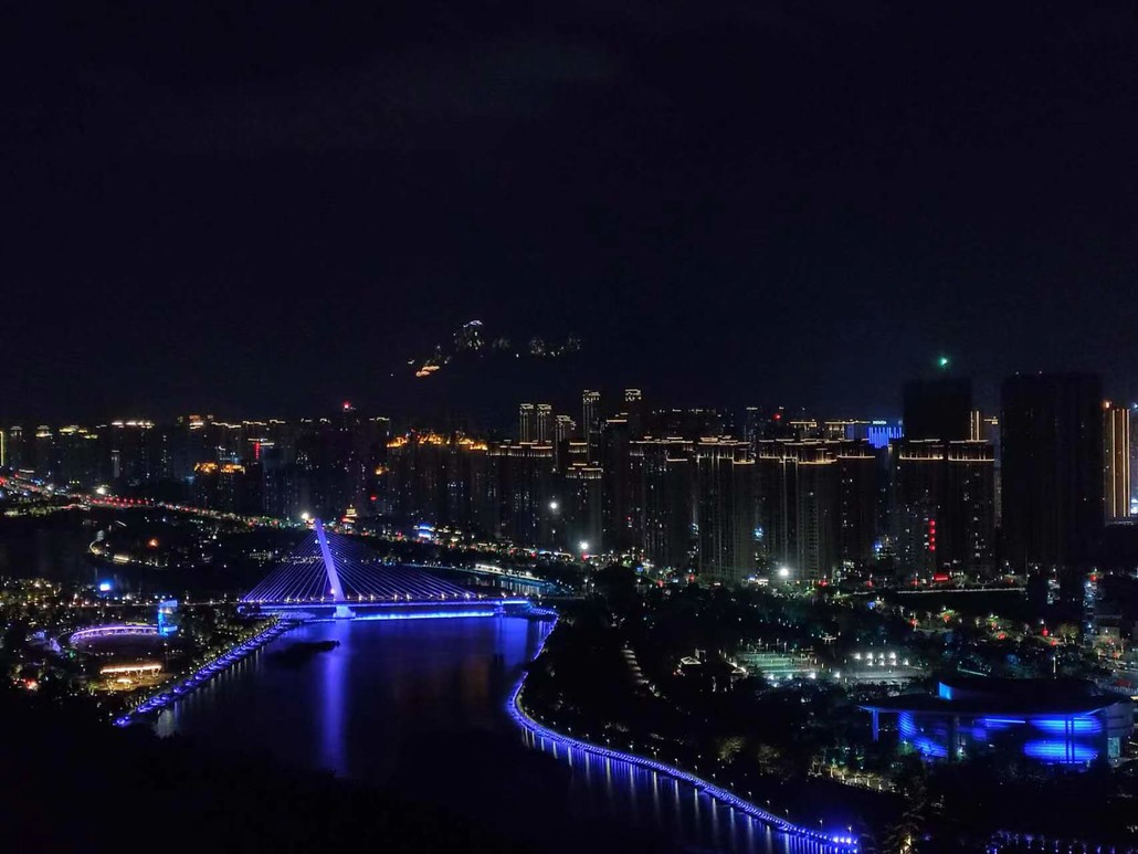 福清五马山夜景图片图片