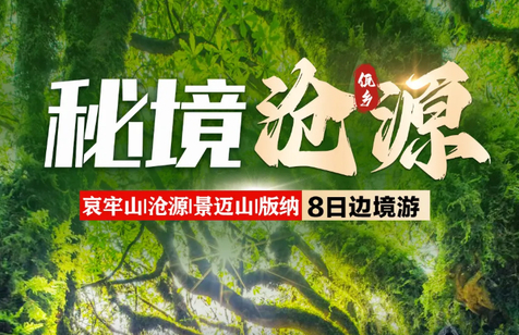 8.8成团【秘境沧源8天】6-10月：哀牢山-金山原始森林-沧源-翁丁村-崖画-景迈山-糯干古寨-版纳-中科院-野象谷