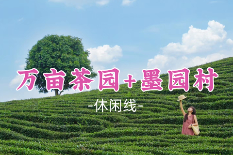 即将成团！89元起！周六12.27【万亩茶园+墨园村】打卡广东十大茶乡之一博罗万亩茶园+惠州最美古村落-墨园村