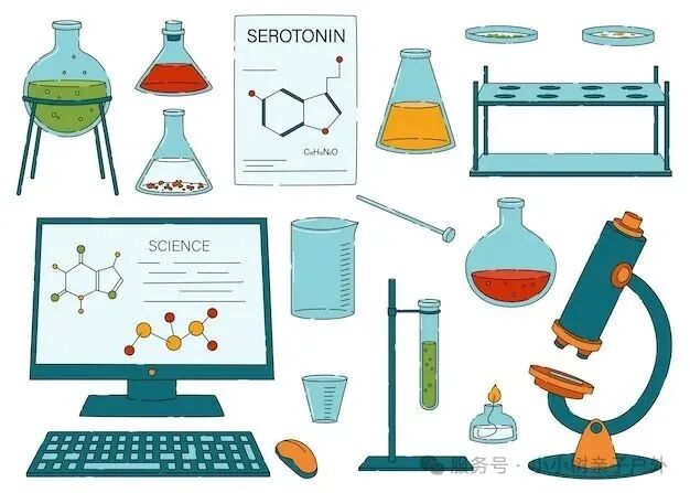 化学科学研究项目化学实验室研究实验室实验| Premium矢量