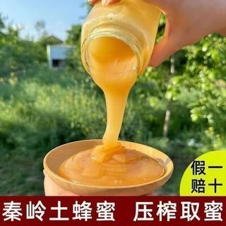 陕西宝鸡 农家土蜂蜜 纯正宗野生秦岭深山百花蜜农家自产冬蜜结晶 产地发货