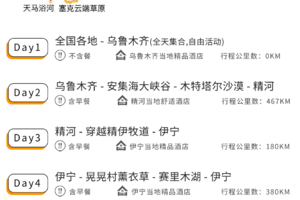 绝色新疆·精伊牧歌10日 | 2-4人团+精伊牧道+赛里木湖+薰衣草+伊昭+独库+玉湖+赛克云端+晃晃村+孟克特古道
