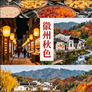 【徽州觅秋】11月13-15日篁岭晒秋+卢村+塔川秋色+文艺碧山村+宏村3日行