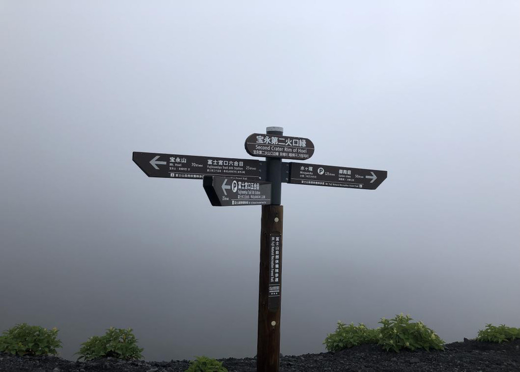 清晰标着的五合目和六合目方向,可惜我却毫不犹豫地走错了